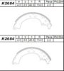 TOYOT 449514042 Brake Shoe Set
